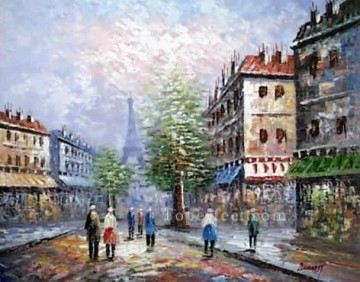 sy024hc ストリート シーン 安い Oil Paintings